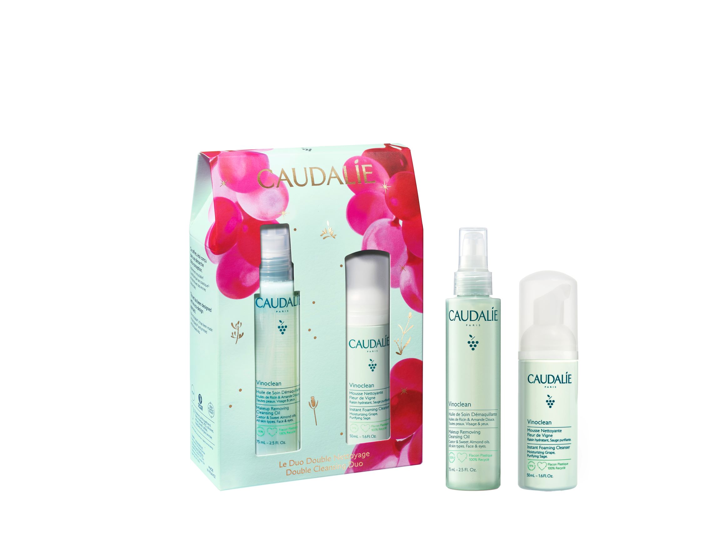 CAUDALIE Duo Vinoclean Huile & Mousse, image 2 sur 2