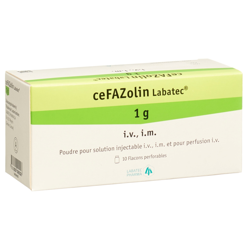 Cefazolin Labatec Labatec 1 g, image 2 sur 2