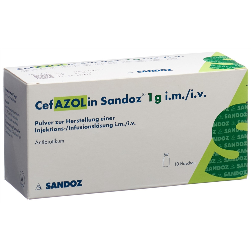 CEFAZOLINE Sandoz 1 g, image principale