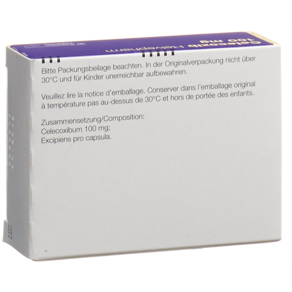 CELECOXIB Helvepharm 100 mg, image 2 sur 2