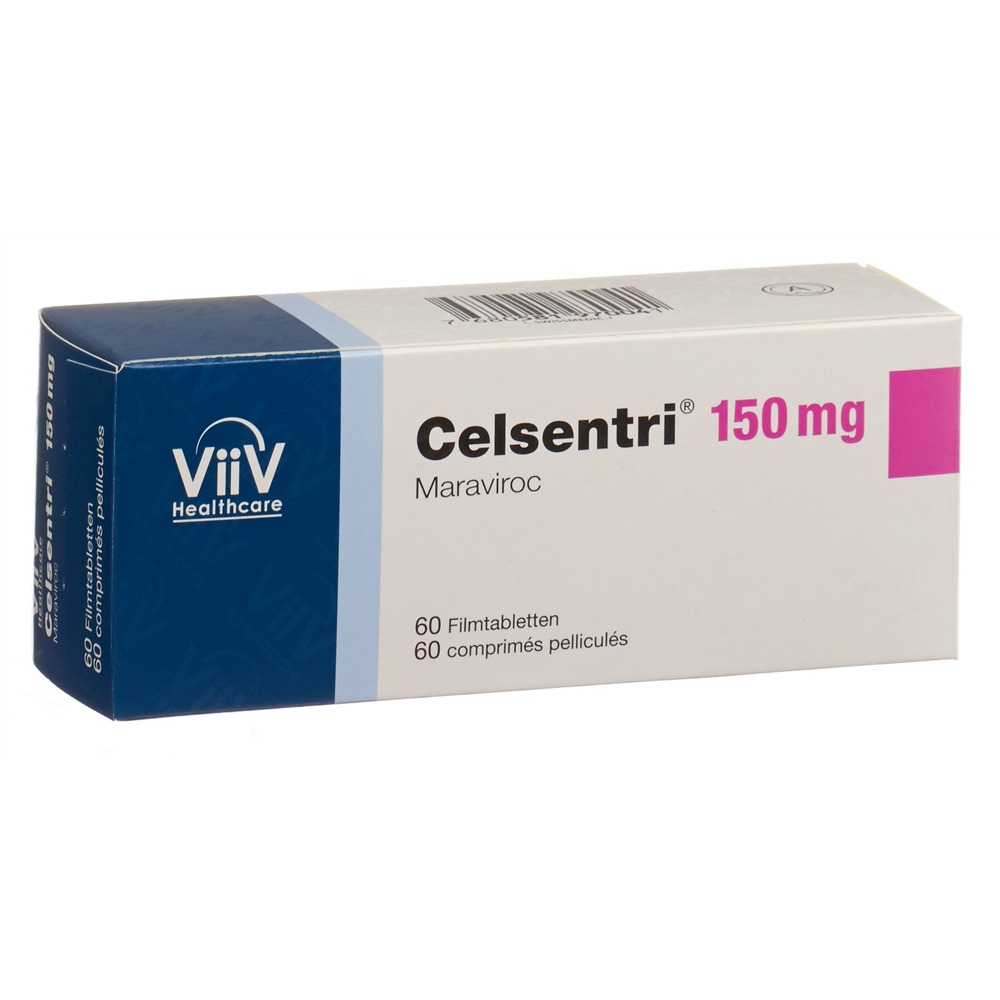 CELSENTRI cpr pell 150 mg blist 60 pce, image 2 sur 2