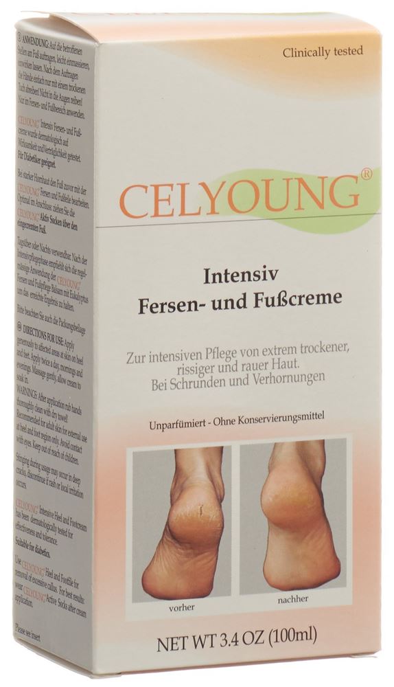 CELYOUNG crème pour les pieds et talons, image principale