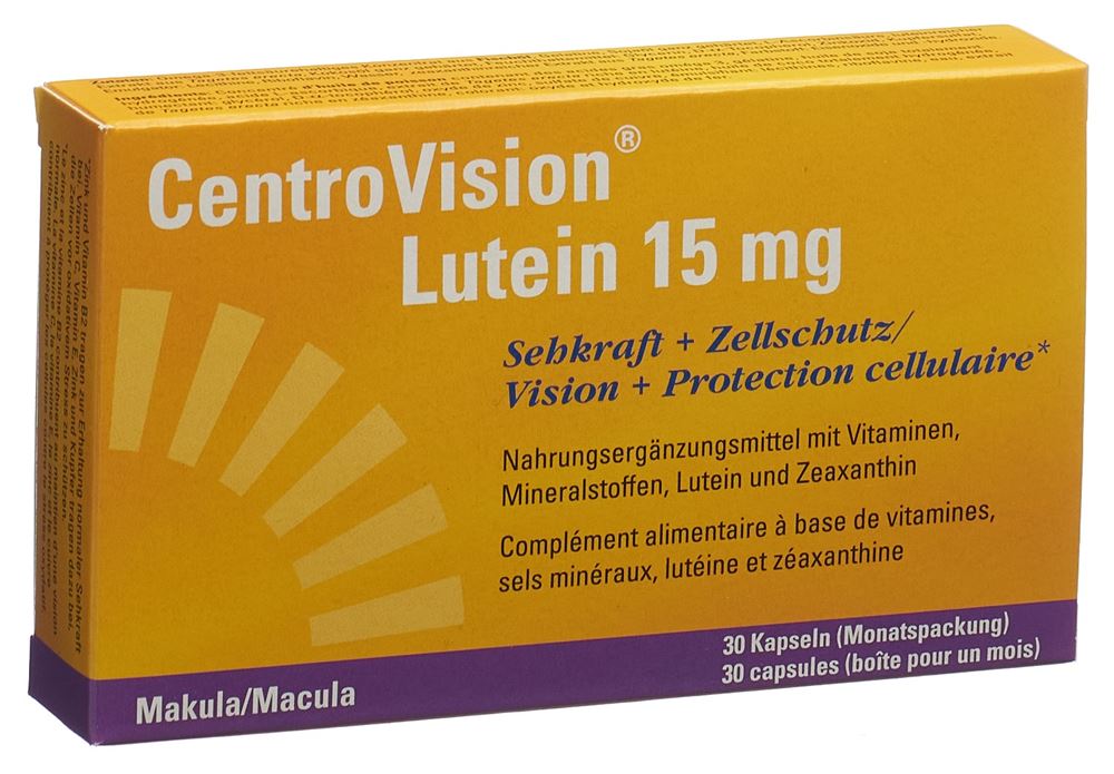 CENTROVISION Lutein 15 mg, Hauptbild