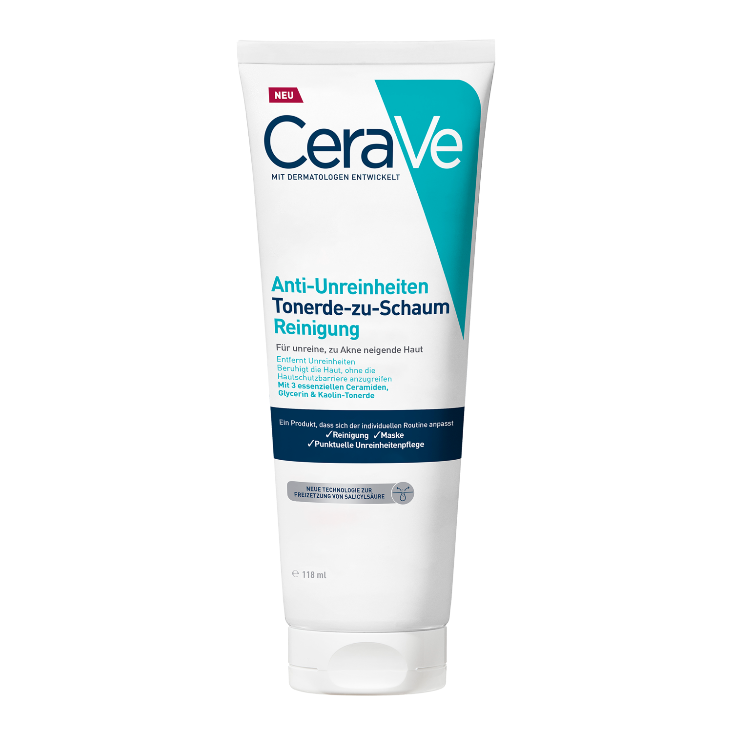 CERAVE 3en1 Argile Nettoyant Anti-Imperfections, image principale