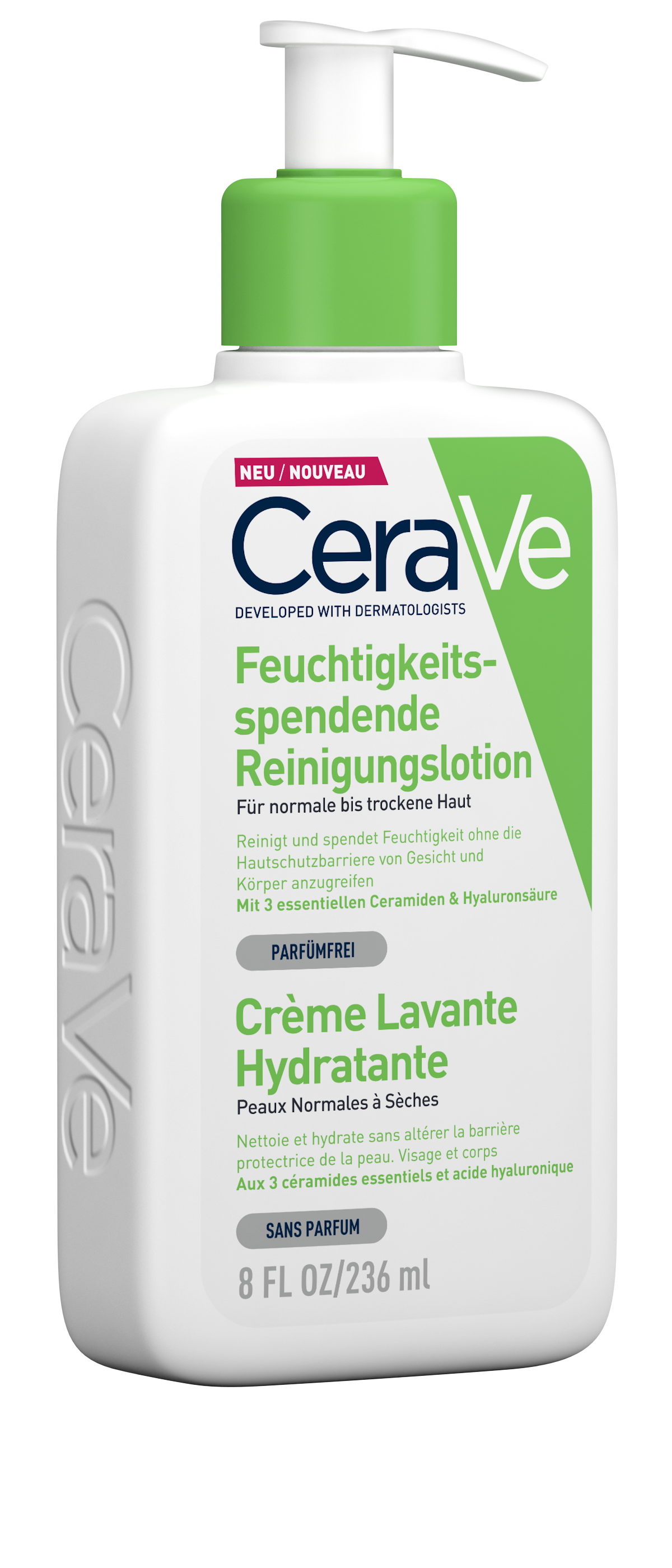 CERAVE Crème lavante hydratante, image 3 sur 4