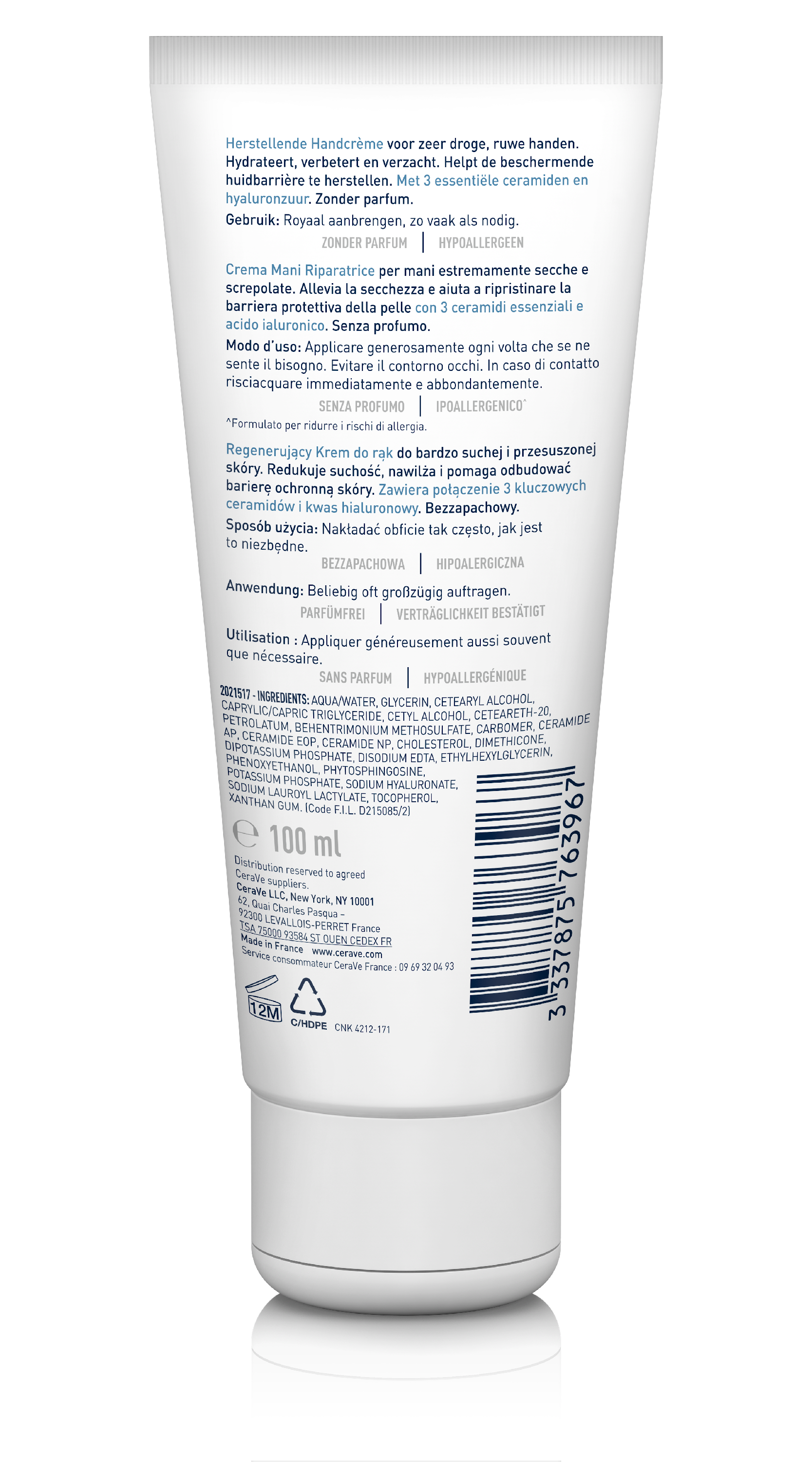 CERAVE Crème mains réparatrice, image 2 sur 3