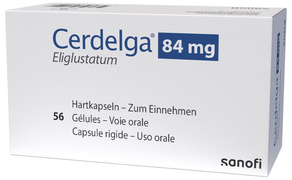 CERDELGA caps 84 mg blist 56 pce, image principale