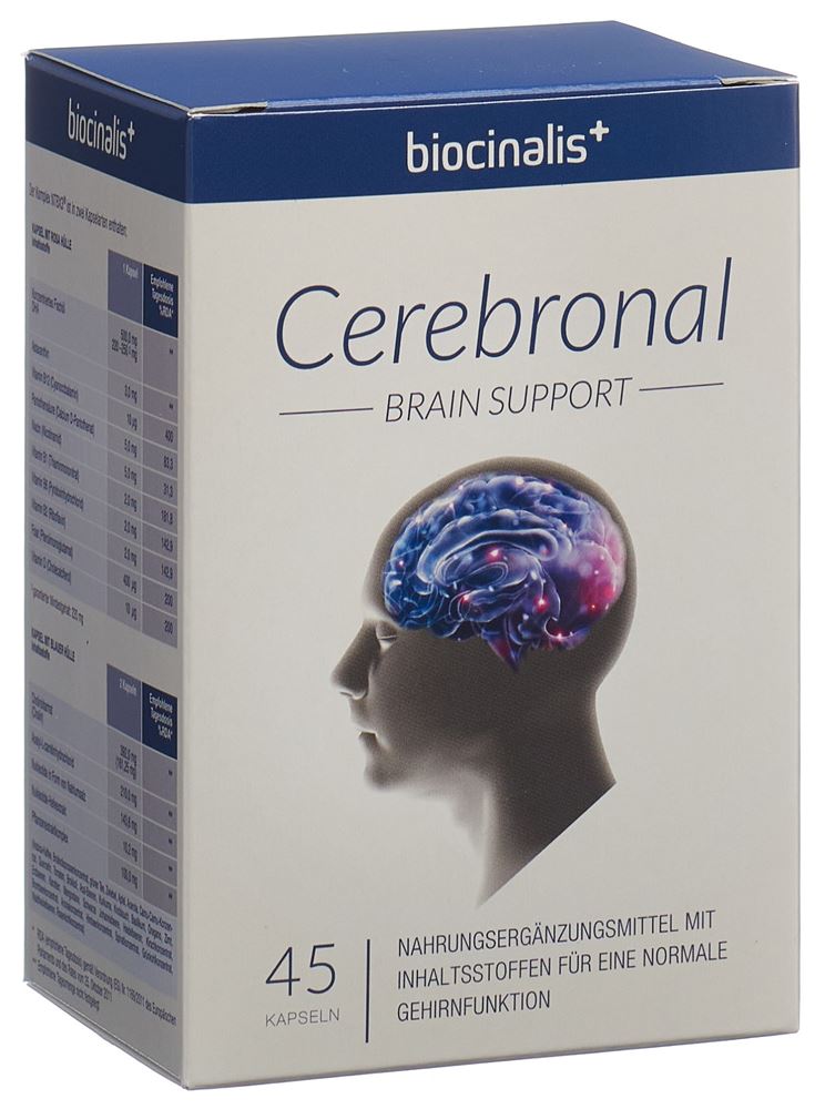 CEREBRONAL capsules rose + capsules bleu