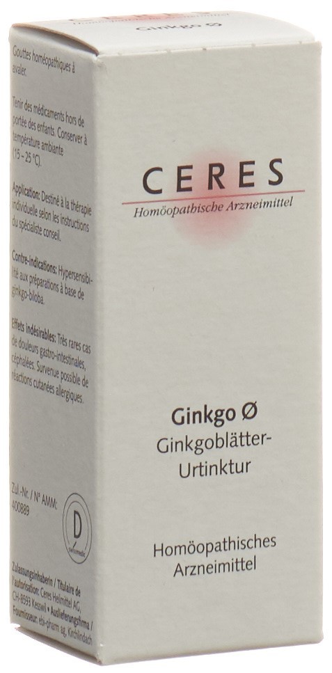 CERES ginkgo, image principale