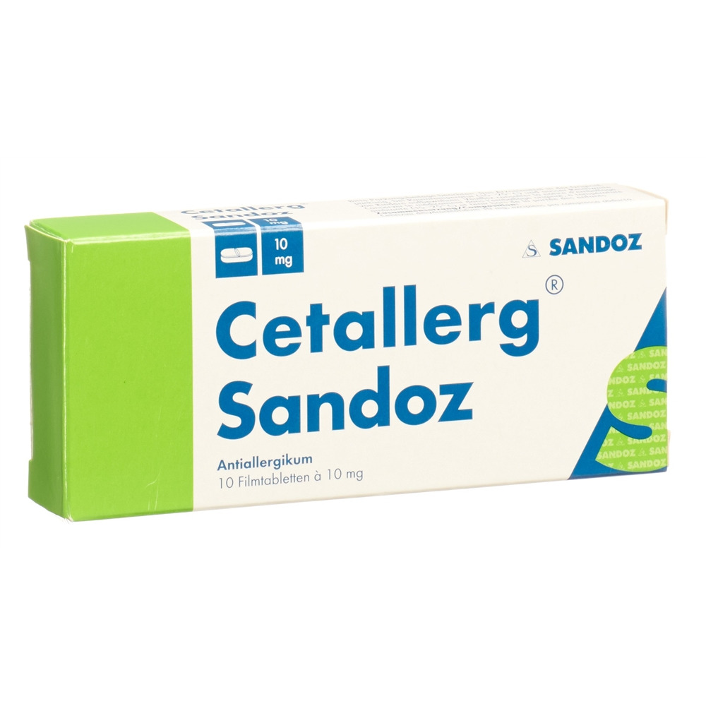 CETALLERG Sandoz 10 mg, image principale