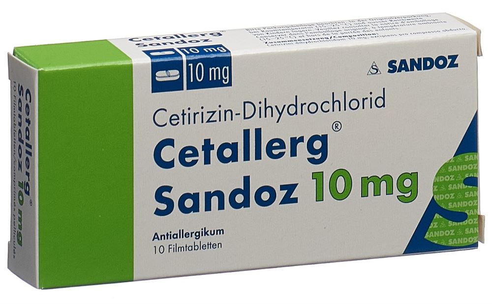 CETALLERG Sandoz 10 mg
