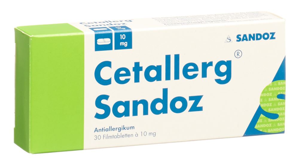 CETALLERG Sandoz 10 mg