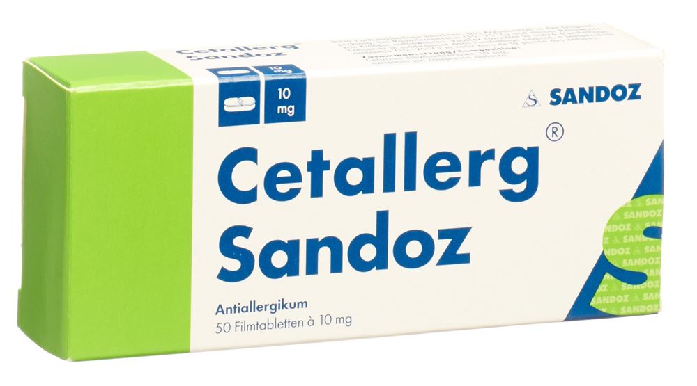 CETALLERG Sandoz 10 mg