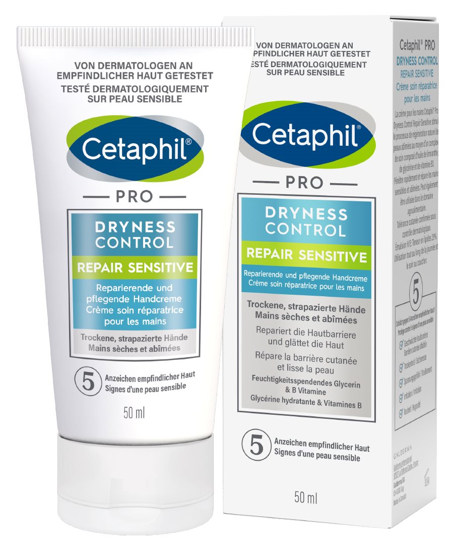 CETAPHIL PRO DRYNESS CONTROL REPAIR SENSITIVE reparierende und pflegende Handcreme, Bild 2 von 4