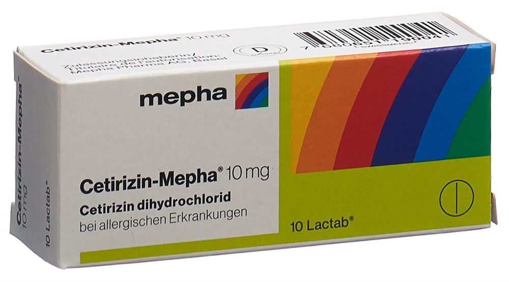 CETIRIZINE Mepha 10 mg