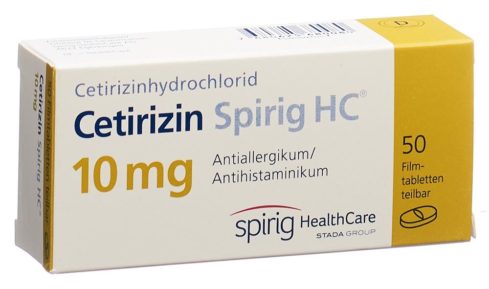 CETIRIZINE Spirig HC 10 mg