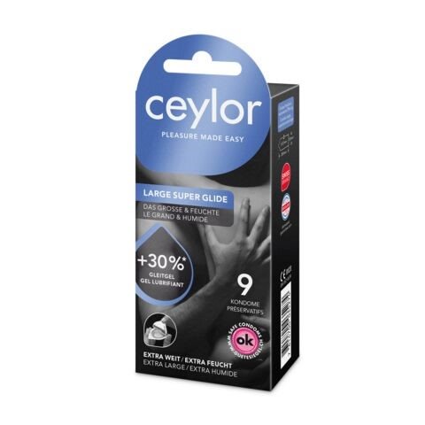 Ceylor Large Super Glide préservatif