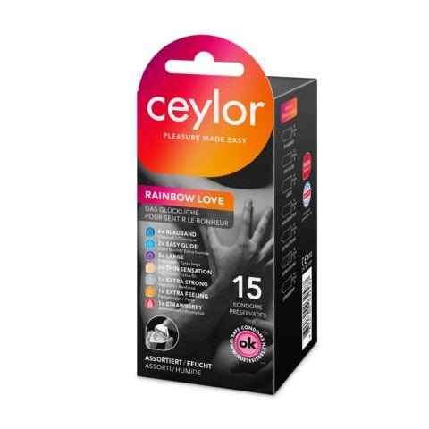 Ceylor Rainbow Love préservatif
