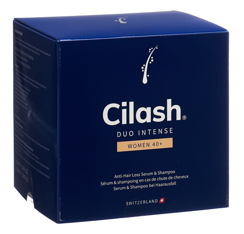 Cilash INTENSE Women 40+ sérum & shampoing