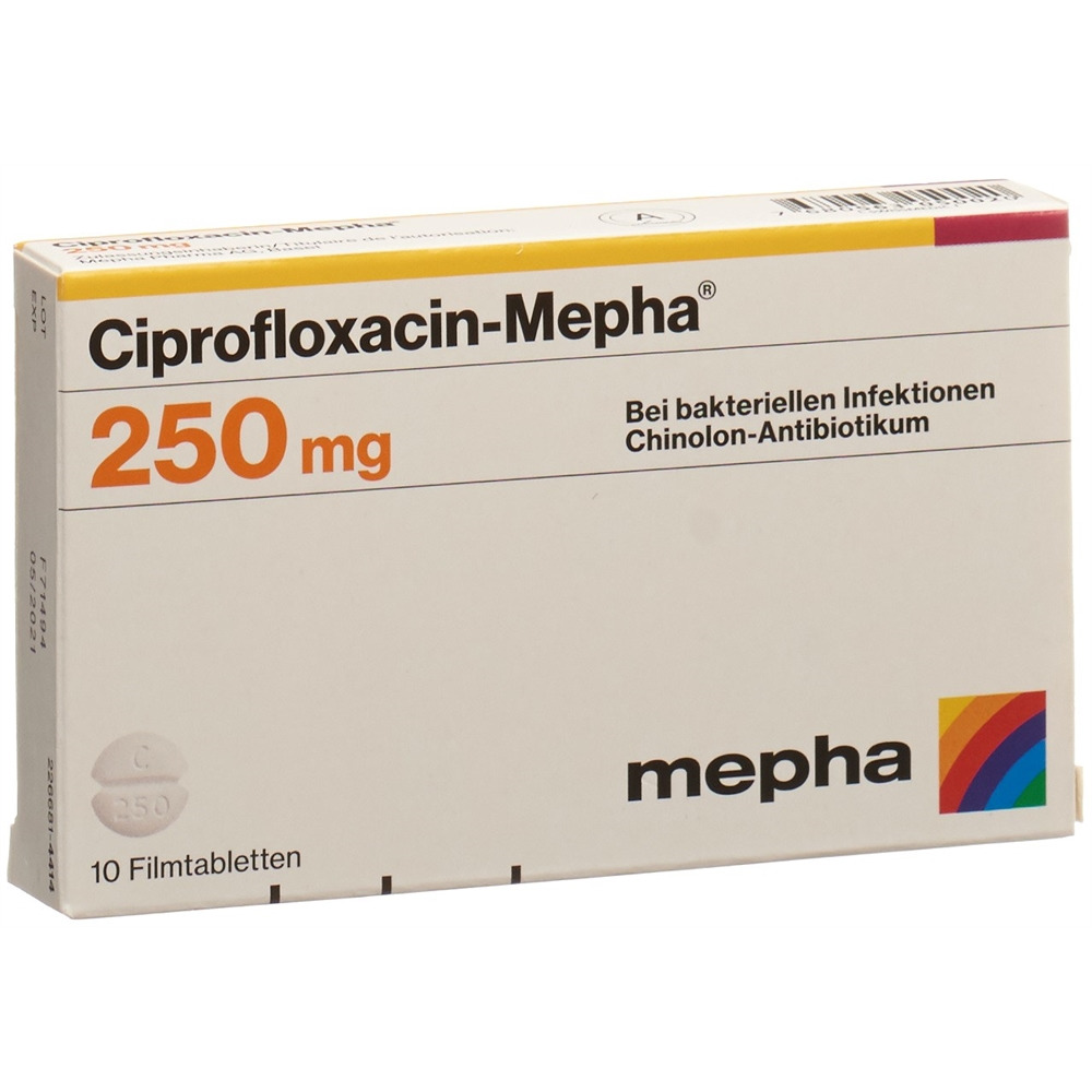 CIPROFLOXACINE Mepha 250 mg, image principale