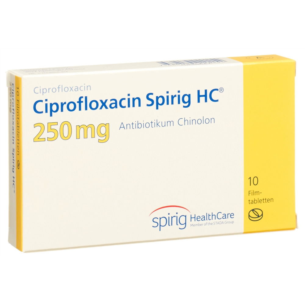 CIPROFLOXACINE Spirig HC 250 mg