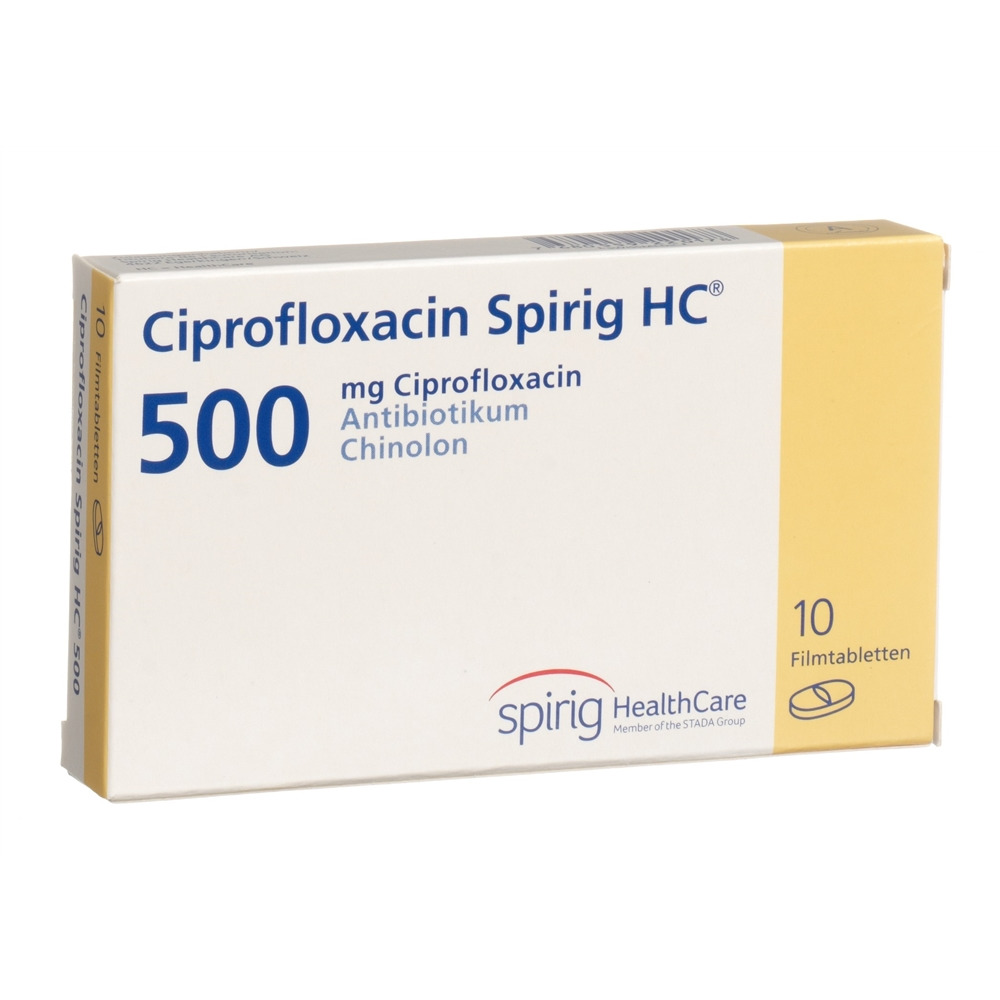 CIPROFLOXACINE Spirig HC 500 mg