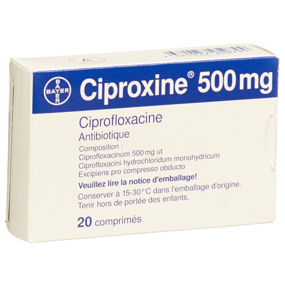 CIPROXINE Filmtabl 500 mg Blist 20 Stk, Bild 2 von 2