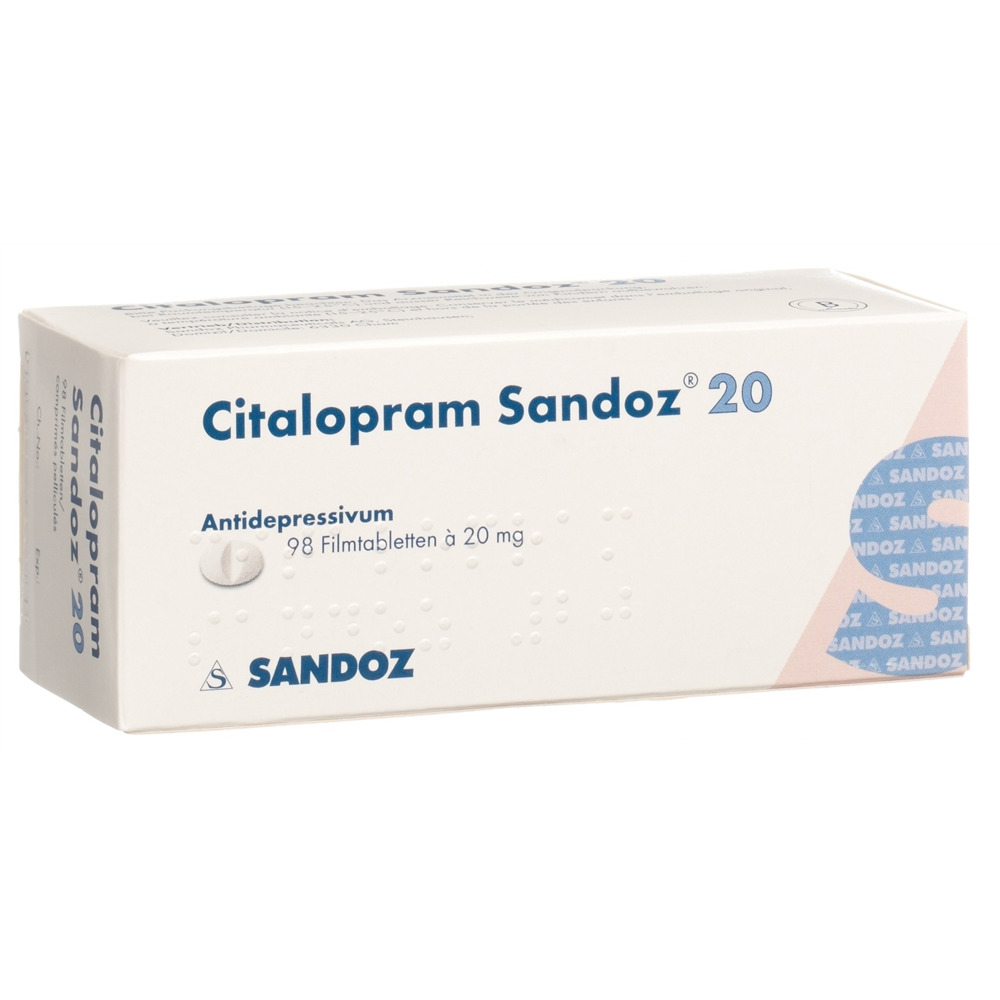 CITALOPRAM Sandoz 20 mg, image principale