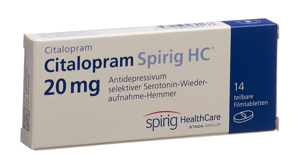 CITALOPRAM Spirig HC 20 mg, Hauptbild