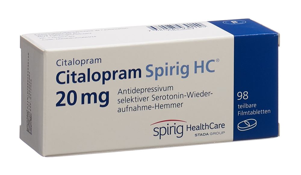 CITALOPRAM Spirig HC 20 mg, Hauptbild