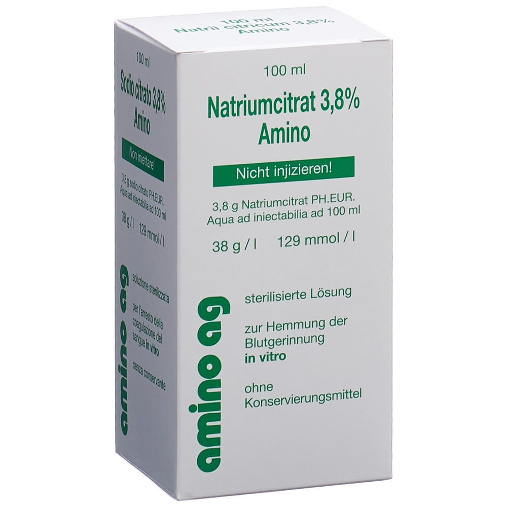 CITRATE SODIUM Amino 3.8 %, image principale