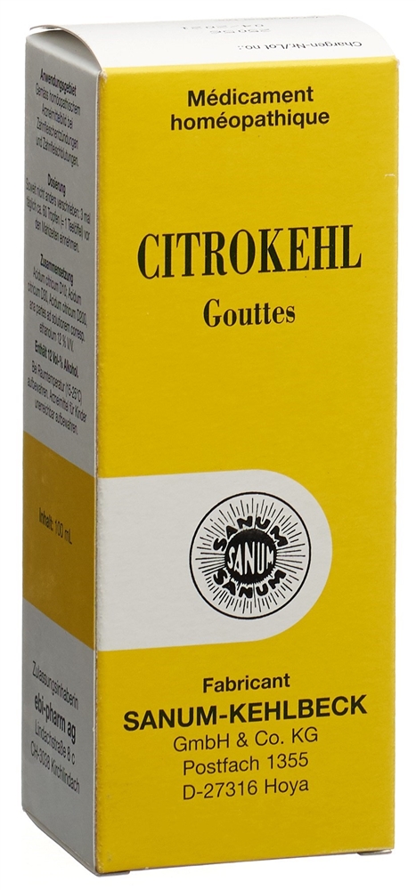 CITROKEHL gouttes fl 100 ml, image 2 sur 2