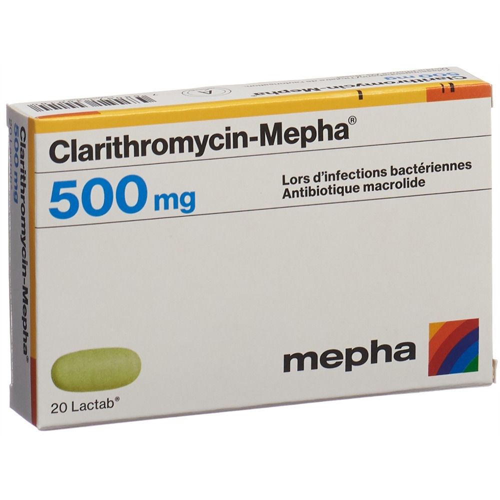 CLARITHROMYCINE Mepha 500 mg, Bild 2 von 2