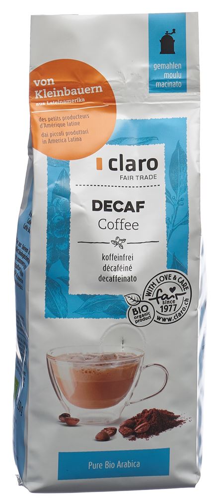 CLARO décaffeinato café moulu, image principale