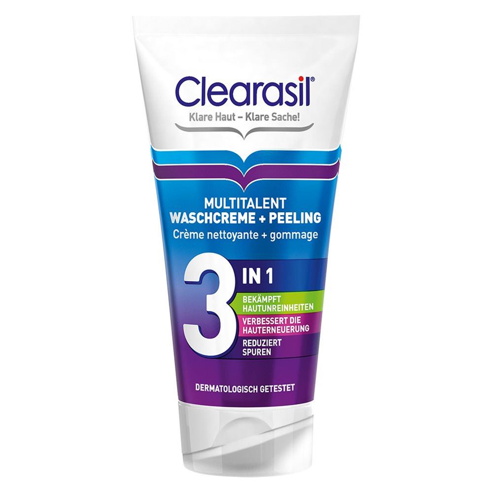 CLEARASIL Multitalent Crème nettoyante + gommage, image principale CLEARASIL Multitalent Crème nettoyante + gommage, image principale