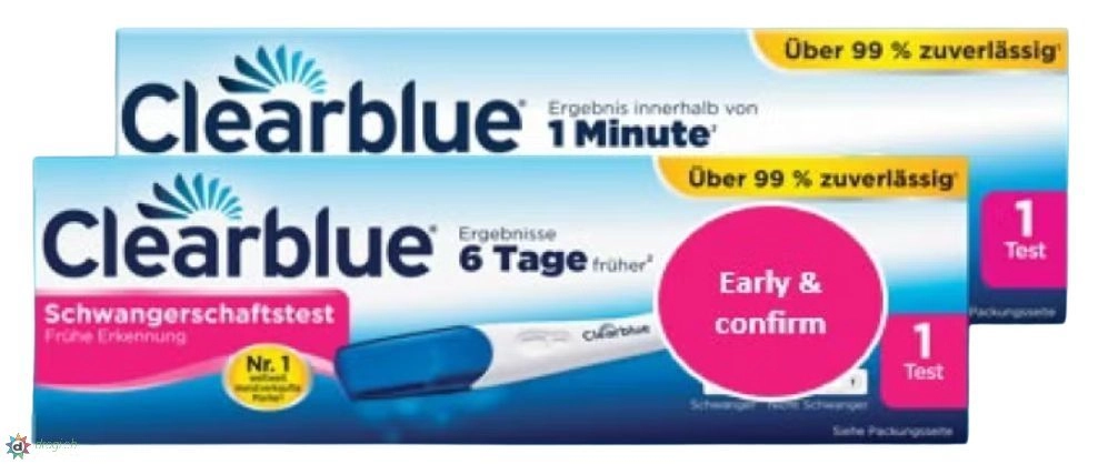 CLEARBLUE test de grossesse Early & Confirm