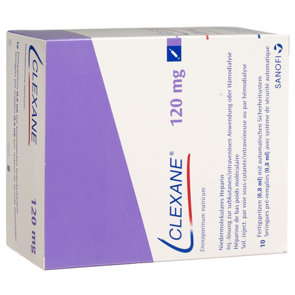 CLEXANE sol inj 120 mg/0.8ml ser pré 0.8 ml