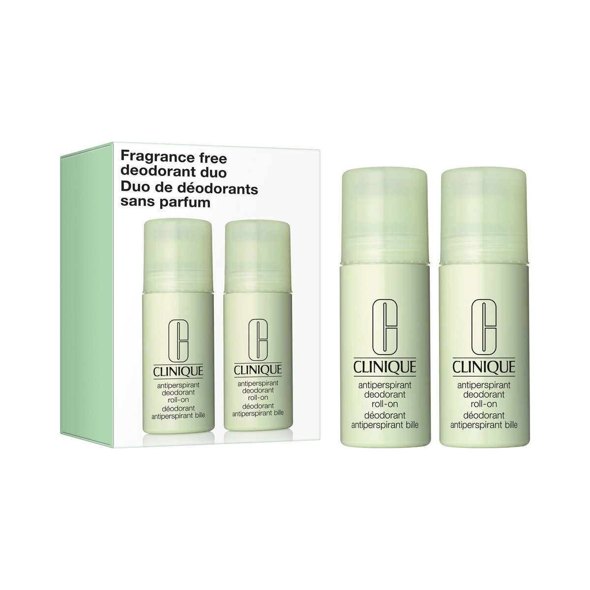Clinique Fragrance Free Deoderant Duo