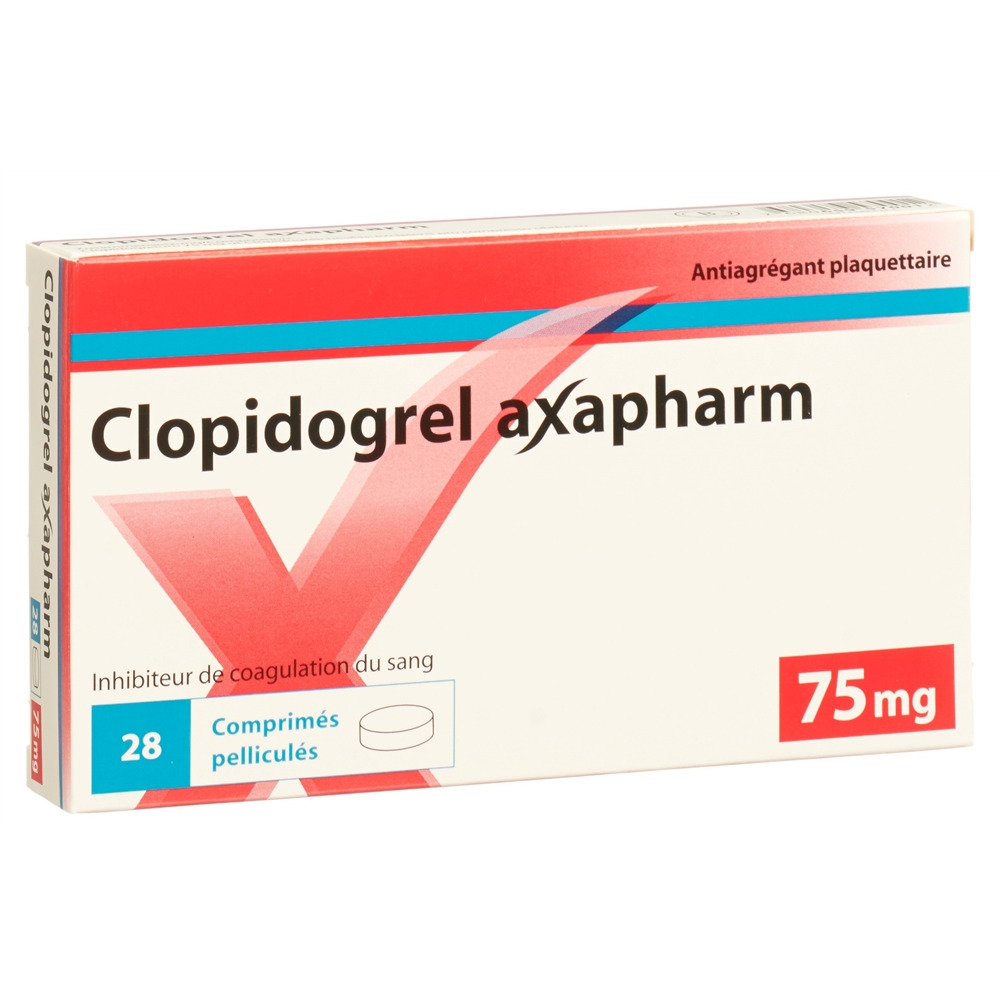 CLOPIDOGREL axapharm 75 mg, image 2 sur 2