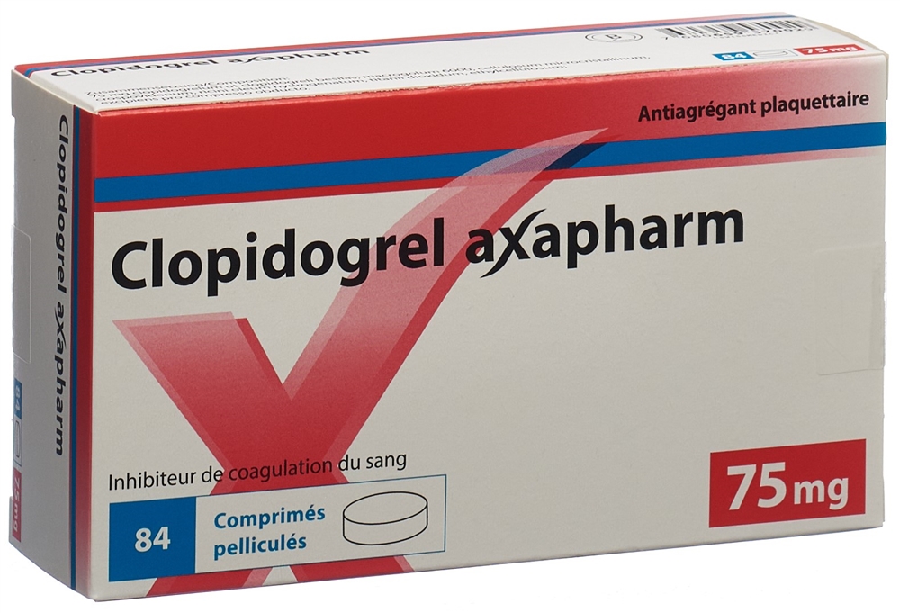 CLOPIDOGREL axapharm 75 mg, image 2 sur 2