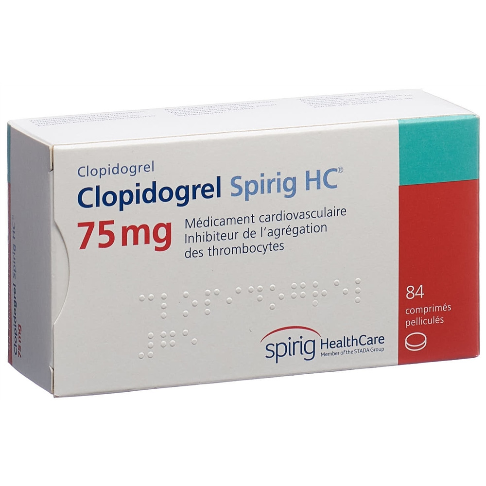 CLOPIDOGREL Spirig HC 75 mg, image 2 sur 2