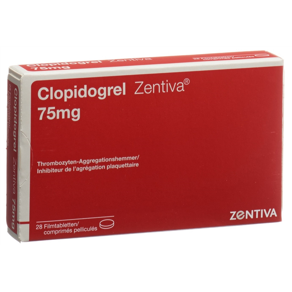 CLOPIDOGREL Zentiva 75 mg, image principale