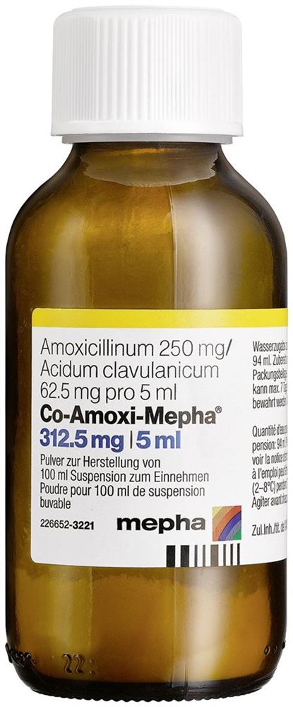 CO AMOXI Mepha 312.5 mg, image 2 sur 3