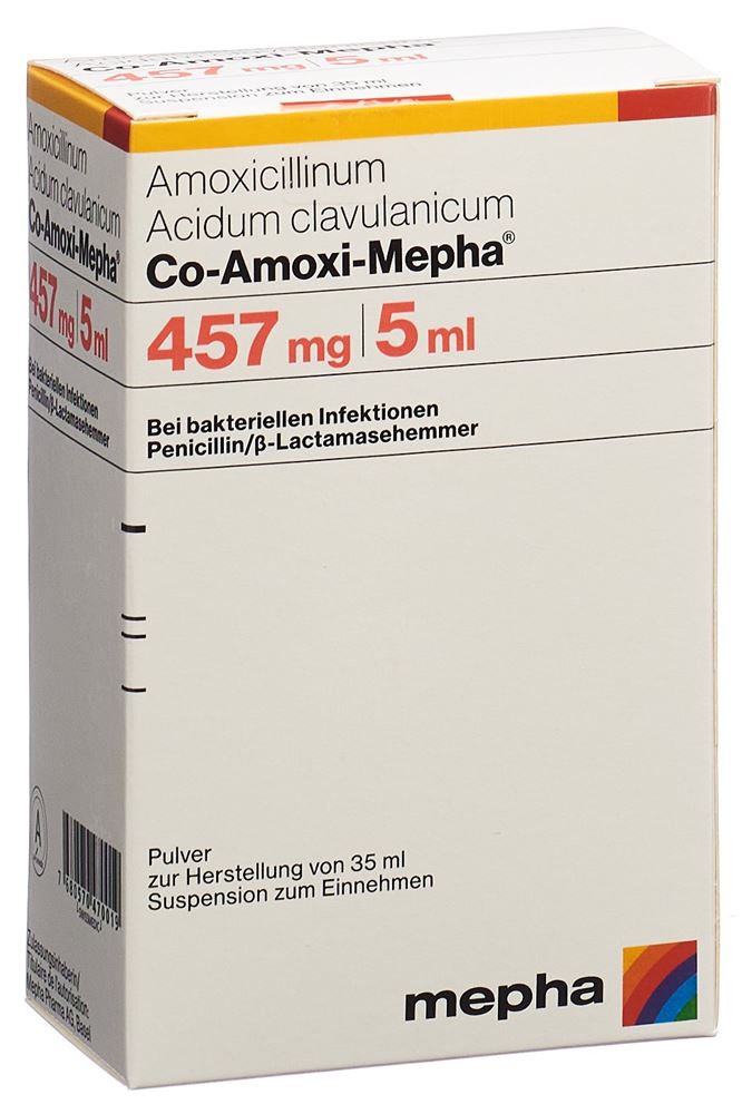 CO AMOXI Mepha 457 mg, image principale