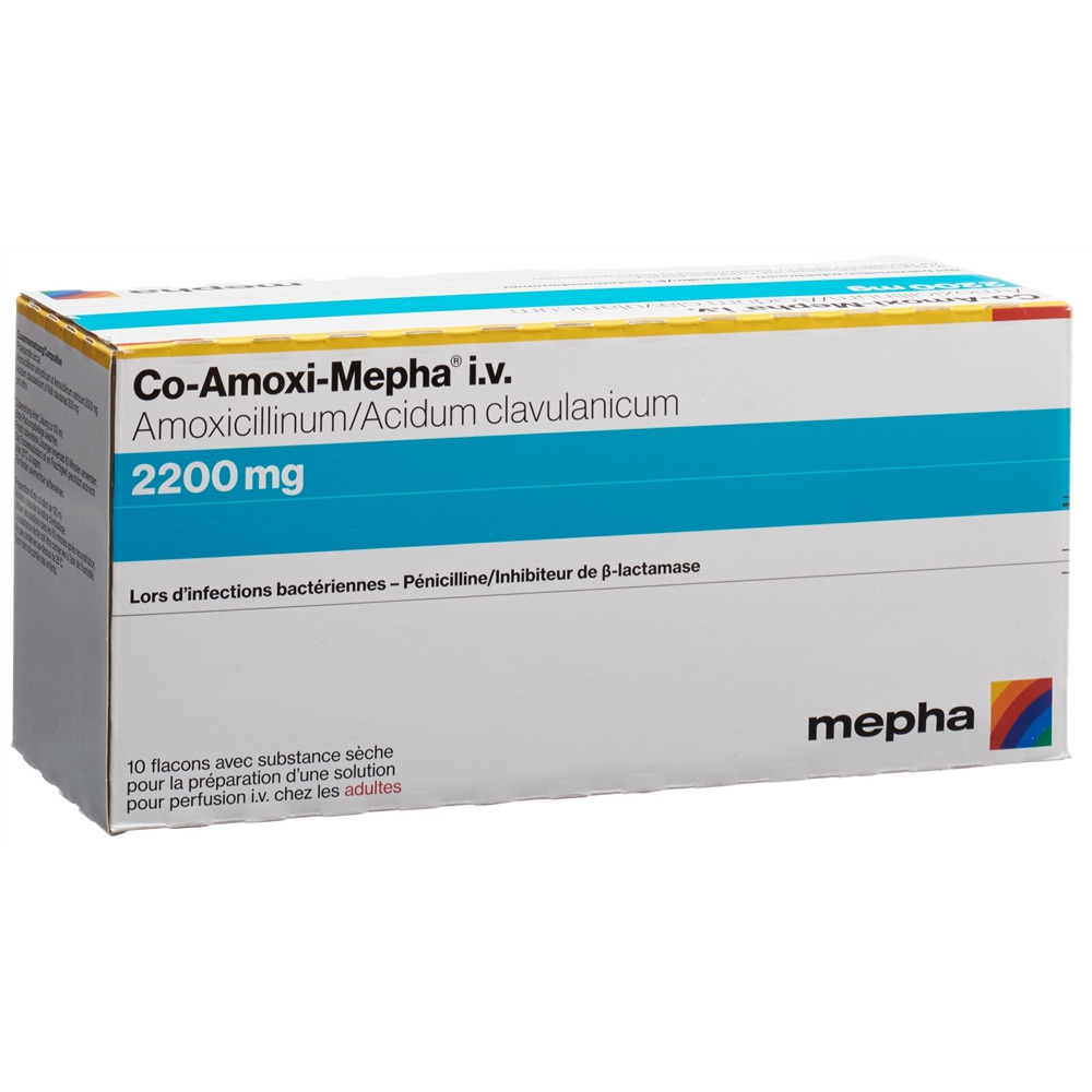 CO AMOXI Mepha 2200 mg, image 2 sur 2