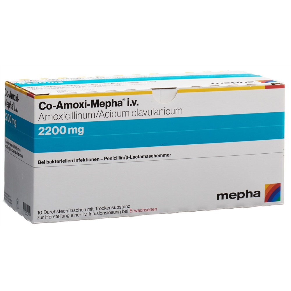 CO AMOXI Mepha 2200 mg, image principale