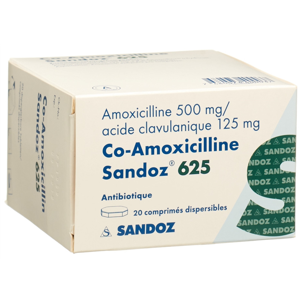 CO AMOXICILLINE Sandoz 625 mg, Bild 2 von 2