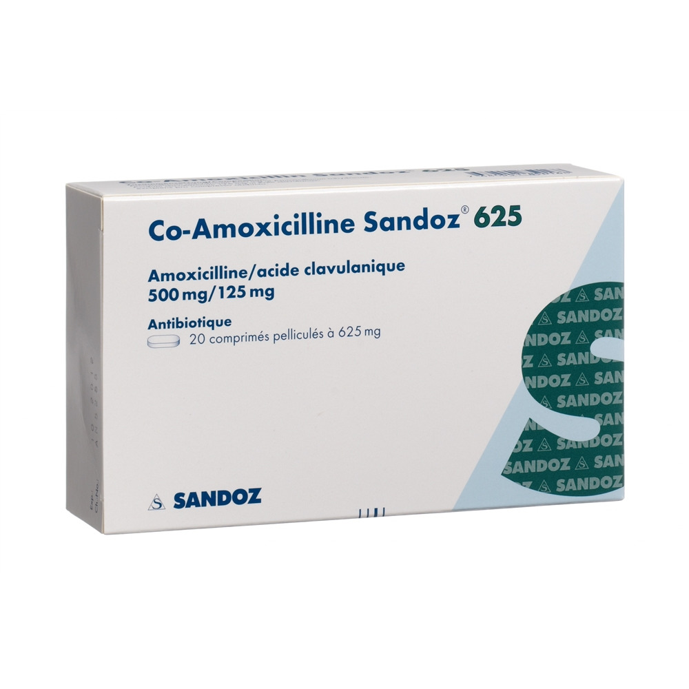 CO AMOXICILLINE Sandoz 625 mg, Hauptbild