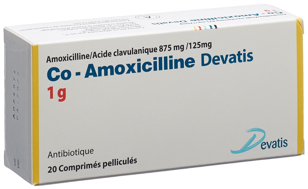 CO AMOXICILLINE Devatis 1 g, image 2 sur 2