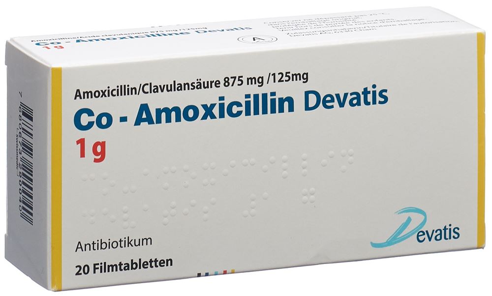 CO AMOXICILLINE Devatis 1 g, image principale